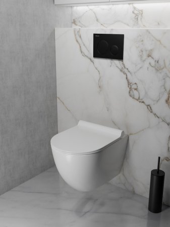 Клавиша смыва Knotlor BIS102BL, черный