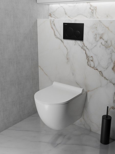 Клавиша смыва Knotlor BIS102BL, черный