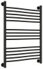 Полотенцесушитель водяной Сунержа Флюид+ 31-0222-8060 800x600 черный матовый