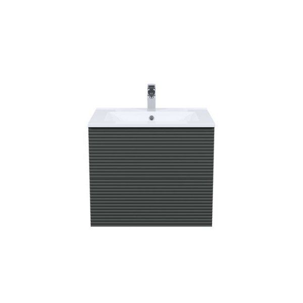 Тумба с умывальником IDDIS Bild подвесная, 60 см, темно-серый (BIZFL6UZ0GAI0iPP95WUK)