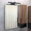 Зеркало-шкаф COMFORTY "Штутгарт-75" дуб тёмно-коричневый