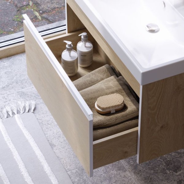 Тумба под раковину Aqwella Urban URB0110DD 100 дуб давос