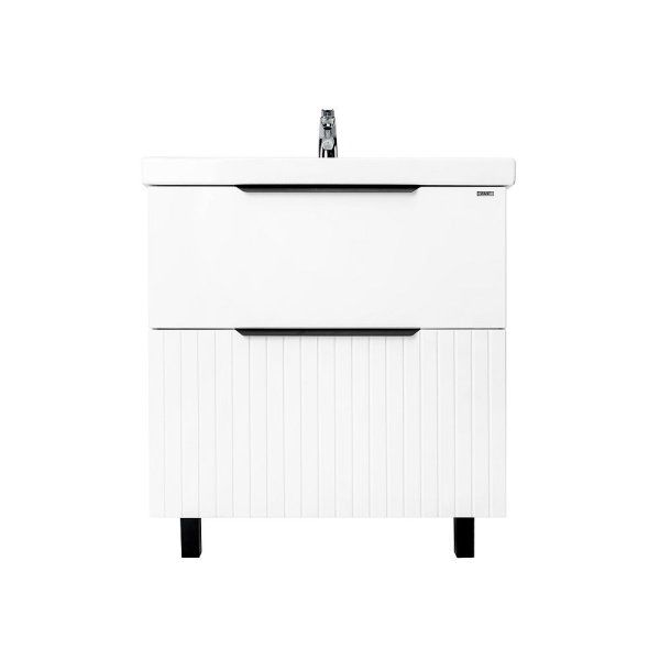 Тумба VIANT "Сицилия" MODUO 80 2 ящика белая 425x764x820 (VSIC80MDBEL-T2Y)