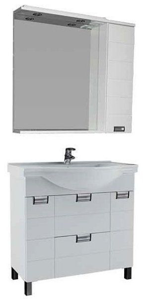 Тумба под раковину Aquanet Сити 00173234 100 белая