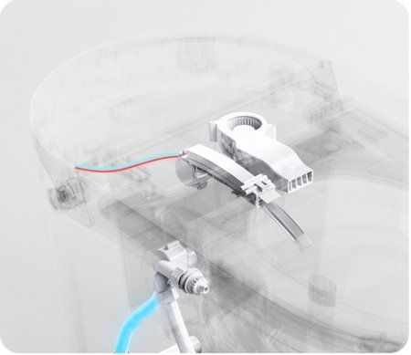 Электронный напольный унитаз-биде TIMO (TE-741B)