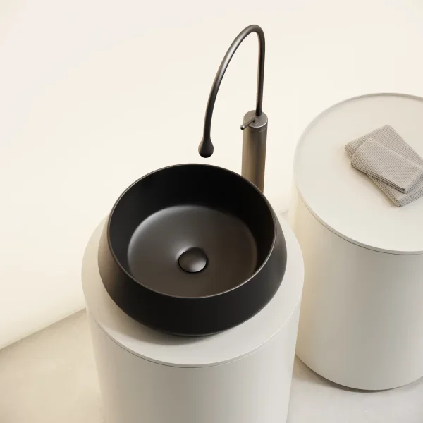 Раковина-чаша Ceramica Nova Maya CN12004MB 40x40 см, накладная, черный матовый