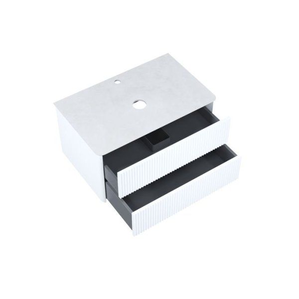 Тумба подвесная со столешницей IDDIS Aiger 80 см, белый (AIG80W0i95K)