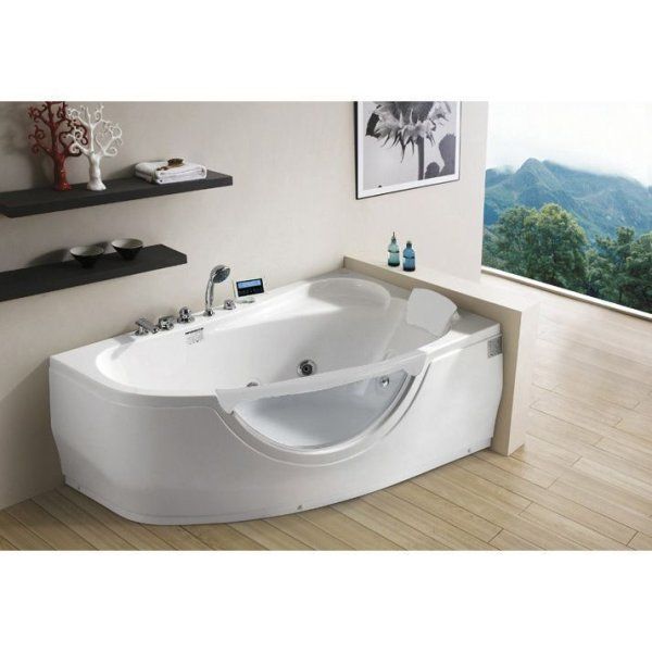 Акриловая ванна Gemy G9046 O R с гидромассажем