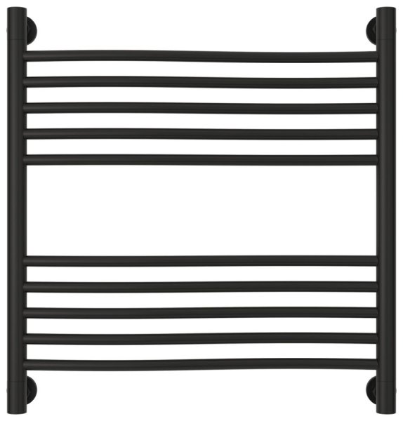 Полотенцесушитель водяной Сунержа Флюид+ 31-0222-6060 600x600 черный матовый