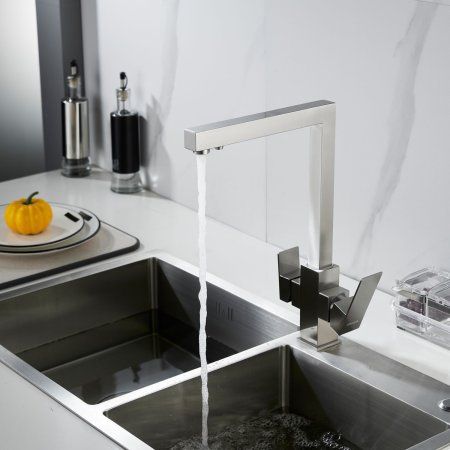 Смеситель для кухни Shevanik S1AG48YWL, Сатин