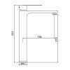 Смеситель для раковины Frap F806-26 F10806-26 высокий, черный