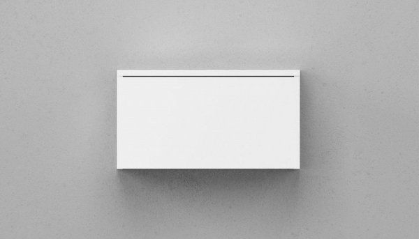 Тумба подвесная Velvex Unit 50, выс. 27, выдв. ящик, белый лед (tp.UNI.50.1Y белый глянец)