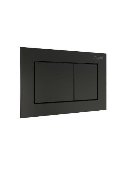 Клавиша смыва Teymi Aina, двойной смыв, черный матовый T70013BM