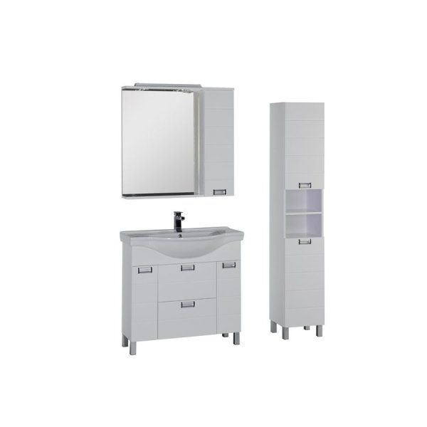 Тумба под раковину Aquanet Сити 00173384 90 белая