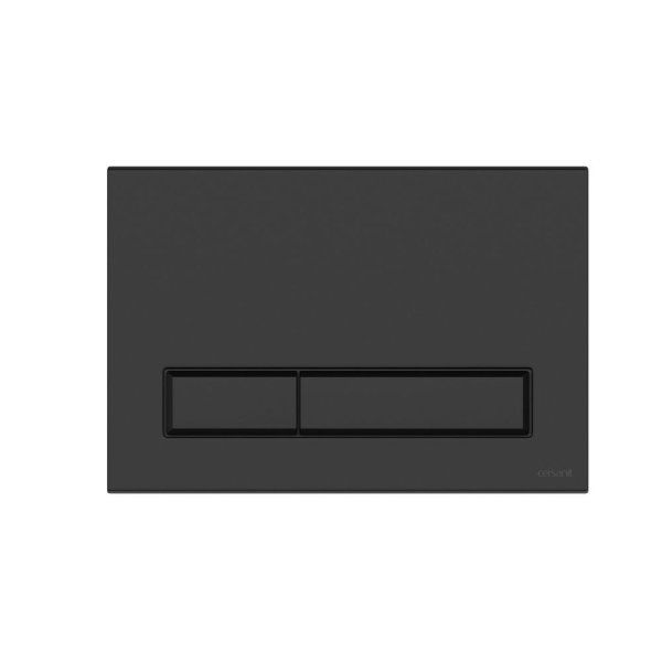 Кнопка смыва Cersanit Blick 64115 черный матовый