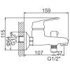 Смеситель Ledeme L3016 хром