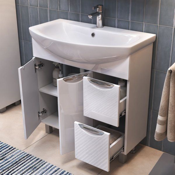 Тумба VIGO Callao под раковину Callao 800-2-2 (Балтика) (tn.CAL.BAL.80.2D.2Y)