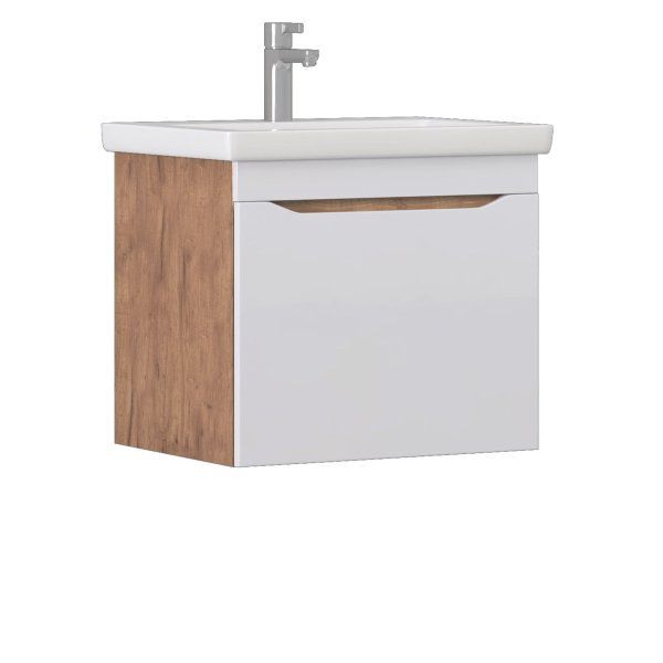 Тумба VIGO Grani под раковину Grani 600-0-1 (Como) навесная дуб золотой (057 дуб золотой)