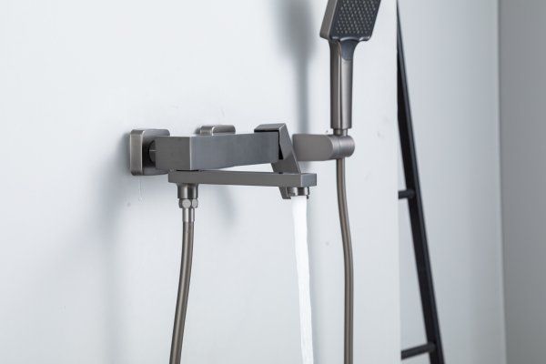 Смеситель для ванны Frap F3291-9, оружейная сталь