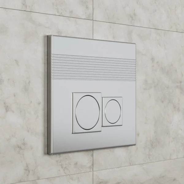 Кнопка смыва Grossman Cosmo 800.T1.02.110.110 для инсталляции, матовый хром