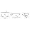 Раковина Sanita Luxe Best BST75SLWB01 75