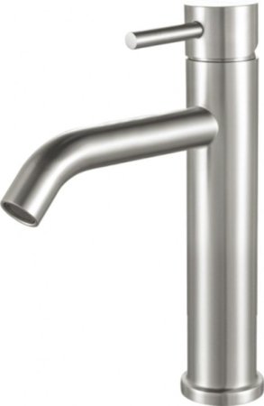 Смеситель Aquanet Steel AF210-10S для раковины, сталь