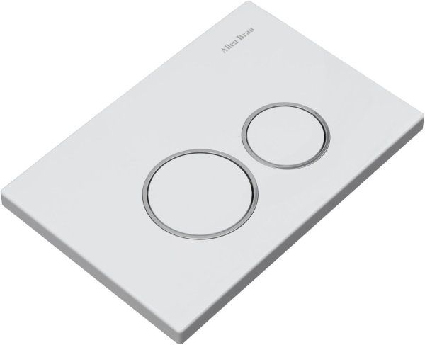 Клавиша смыва Allen Brau Priority 9.AQ20WX00UI1.ZF20WS белый глянец
