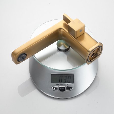 Смеситель для ванны Shevanik S9PY91JL2GJB, Золотой сатин