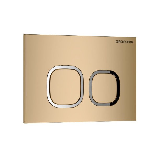 Кнопка смыва Grossman Cosmo 700.K31.02.310.310 золото матовое