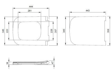 Крышка-сиденье для унитаза Allen Brau Infinity 4.21013.20 белый глянец