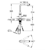 Смеситель Grohe Essence Smart Control 31615EN0 никель матовый