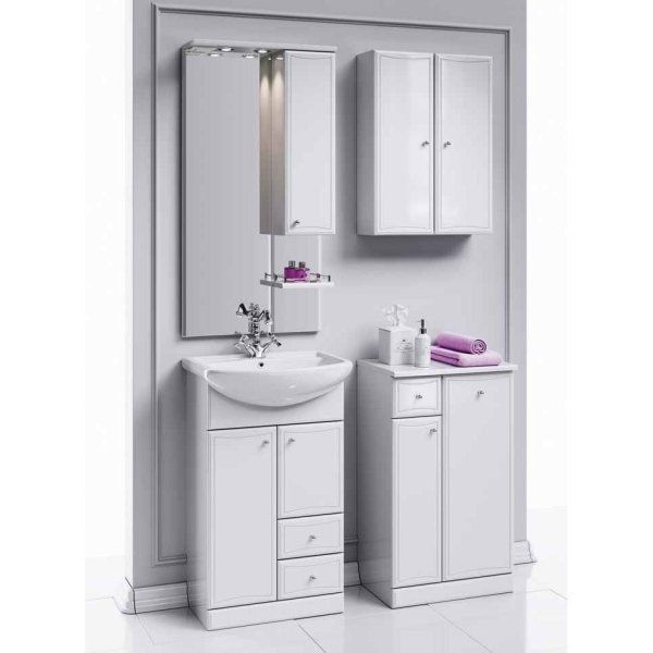 Мебель для ванной Aqwella Барселона Ba.01.05/2 55 белый