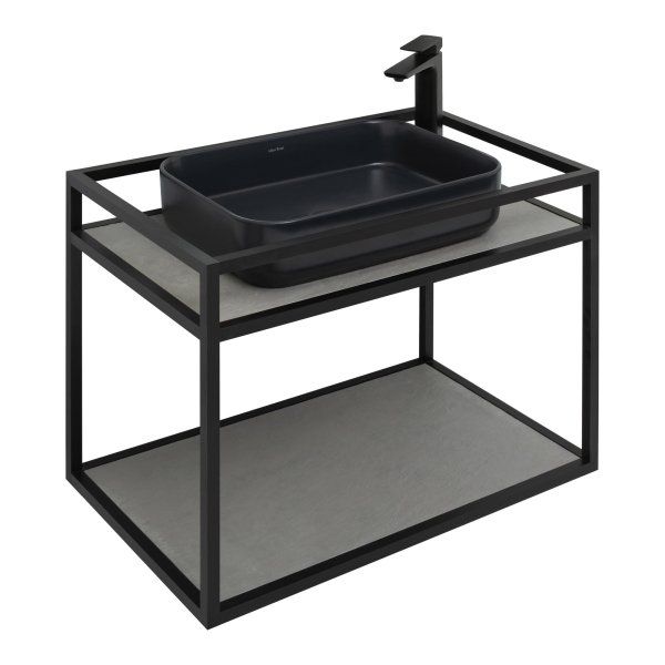 Консоль под раковину Allen Brau Liberty 75 1.33001.BB черный браш