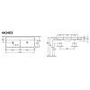 Раковина Villeroy & Boch Collaro 4A34D2R1 130*47 двойная, белый альпин CeramicPlus