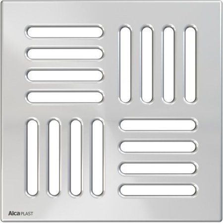 Решетка AlcaPlast MPV005 нержавеющая сталь