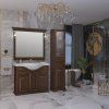 Тумба Opadiris Риспекто 100, цвет орех антикварный (под раковину Классик 105)