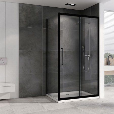 Душевой уголок ABBER Schwarzer Diamant AG30110BH-S60B прозрачное/черный