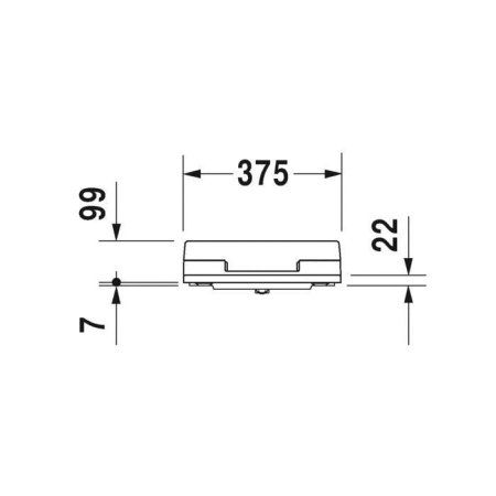 Унитаз подвесной Duravit  DuraStyle 2542590000+611200002000300  микролифт