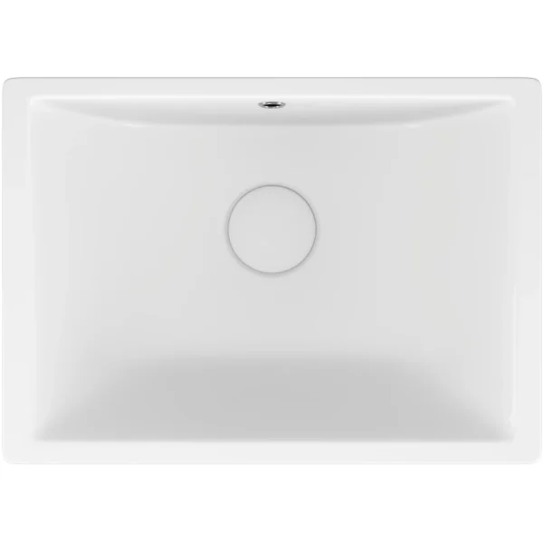 Раковина D&K Berlin DT1431616 46x33 см, встраиваемая снизу, белый