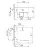 Смеситель для ванны Frap H85 F3285 хром