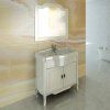 Тумба-умывальник COMFORTY "Версаль-90" слоновая кость с раковиной COMFORTY JS90