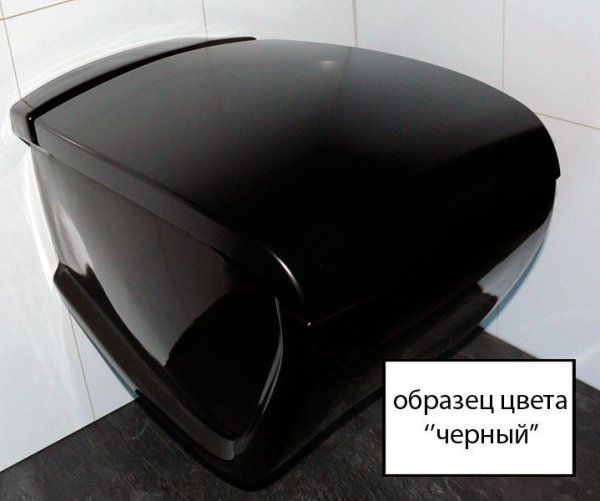 Унитаз-компакт Hidra Ceramica Hi-line черный