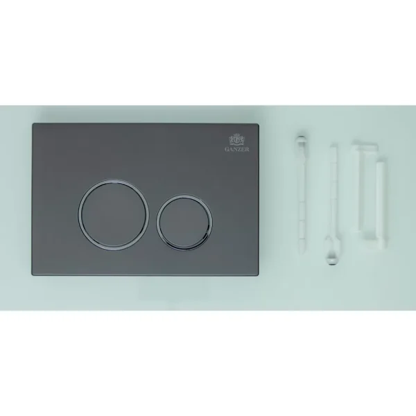 Кнопка смыва для инсталляции Ganzer GZ2751-P(Q) механическая цвет графит