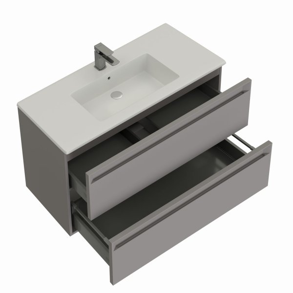 Тумба под раковину Allen Brau Eclipse 80 1.E1002.PGM 2.0 платина матовый