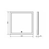 Зеркало COMFORTY "Гиацинт-80" LED-подсветка, сенсор 800*800 00-00001281CF
