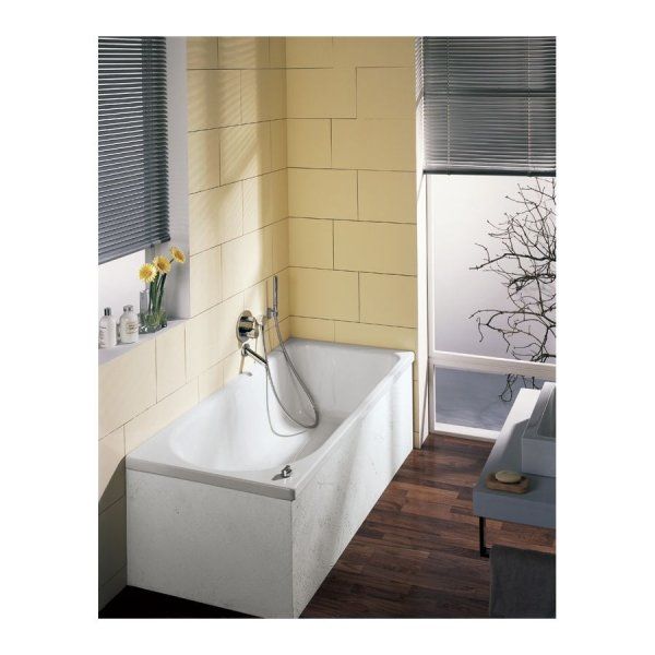 Ванна стальная Bette Ocean 8854-000+PLUS 170x75 перелив сзади