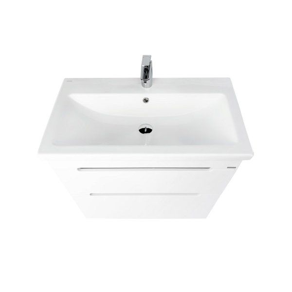 Тумба VIANT "Марсель" COMO 80 2 ящика белая 425х760х820 (VMAR80CO-T2Y)