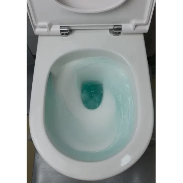 Унитаз подвесной Boheme Flow 969-SET-W безободковый, торнадо, с сиденьем микролифт, белый