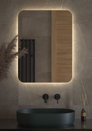 Зеркало с LED-подсветкой настенное Defesto Opti DF 2807 60x80