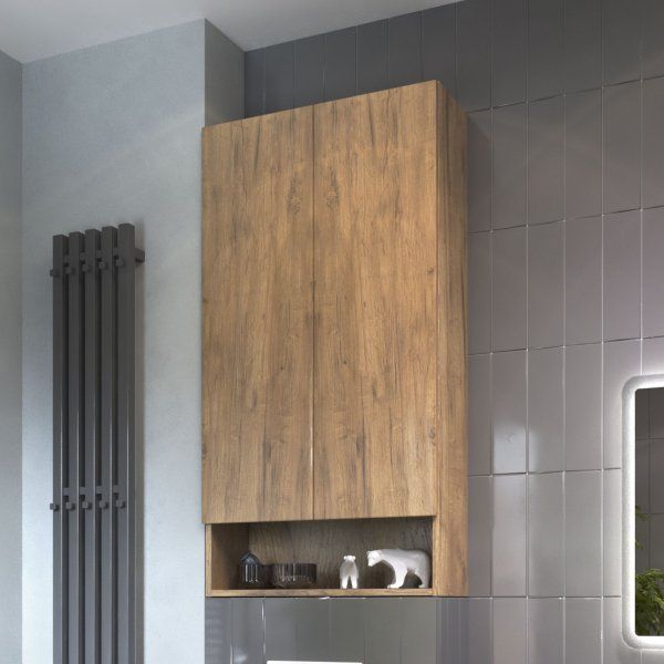 Шкаф VIGO навесной Wing 600 (с нишей) дуб золотой (195 дуб золотой)